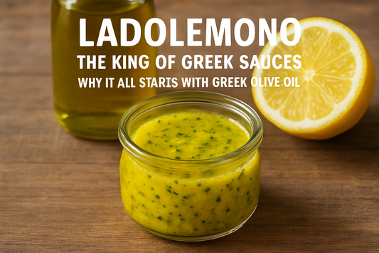 Ladolemono: The King of Greek Sauces (Why It All Starts with Greek Olive Oil)
