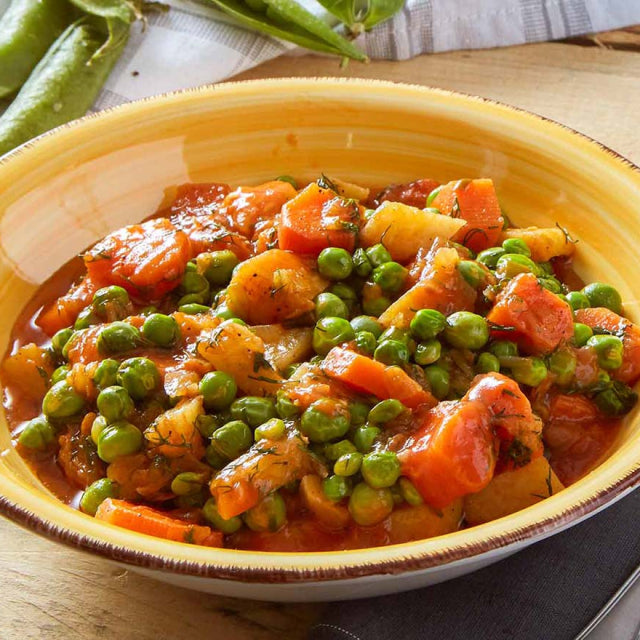 Greek Green Peas Stew Recipe