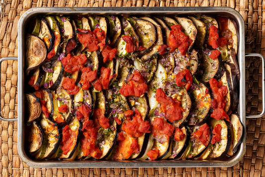 Authentic Greek Briam Recipe: Roasted Mediterranean Vegetables with Olive Oil