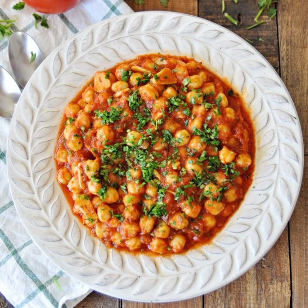 Mediterranean Chickpea Stew Recipe with Olive Oil Base Recipe