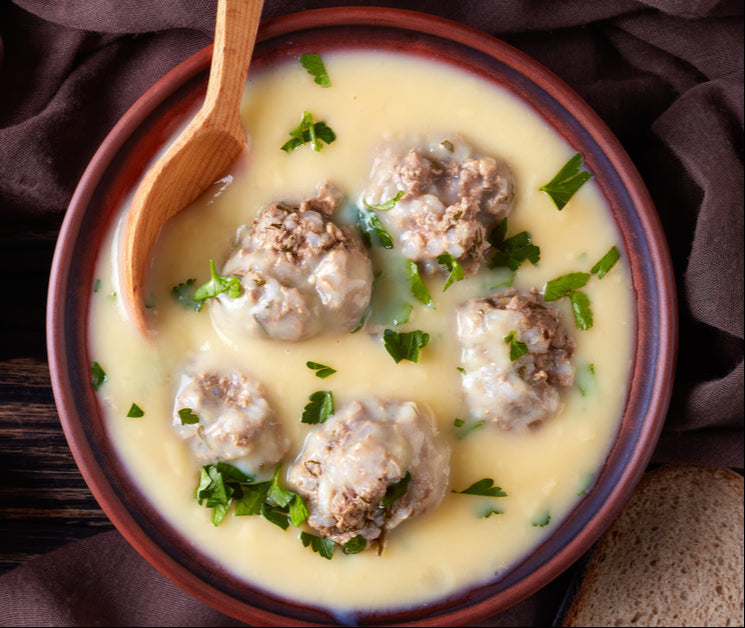 Giouvarlakia: A Traditional Greek Meatball Soup Recipe