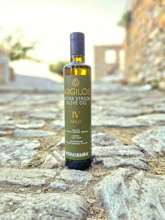 ARGILOS IV MILD Extra Virgin Olive Oil (500ml) Nostos Goods