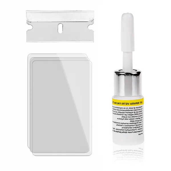 Screen Crack Repair Kit with Vacuum Resin and Pressure Applicator for Phones and Tablets