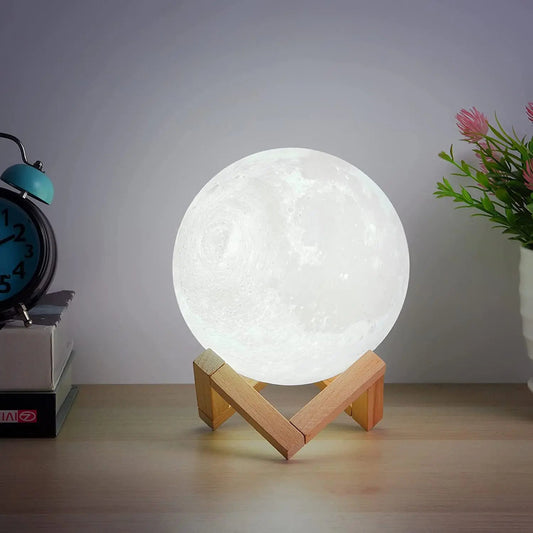 3D Moon Night Light Lamp encalife