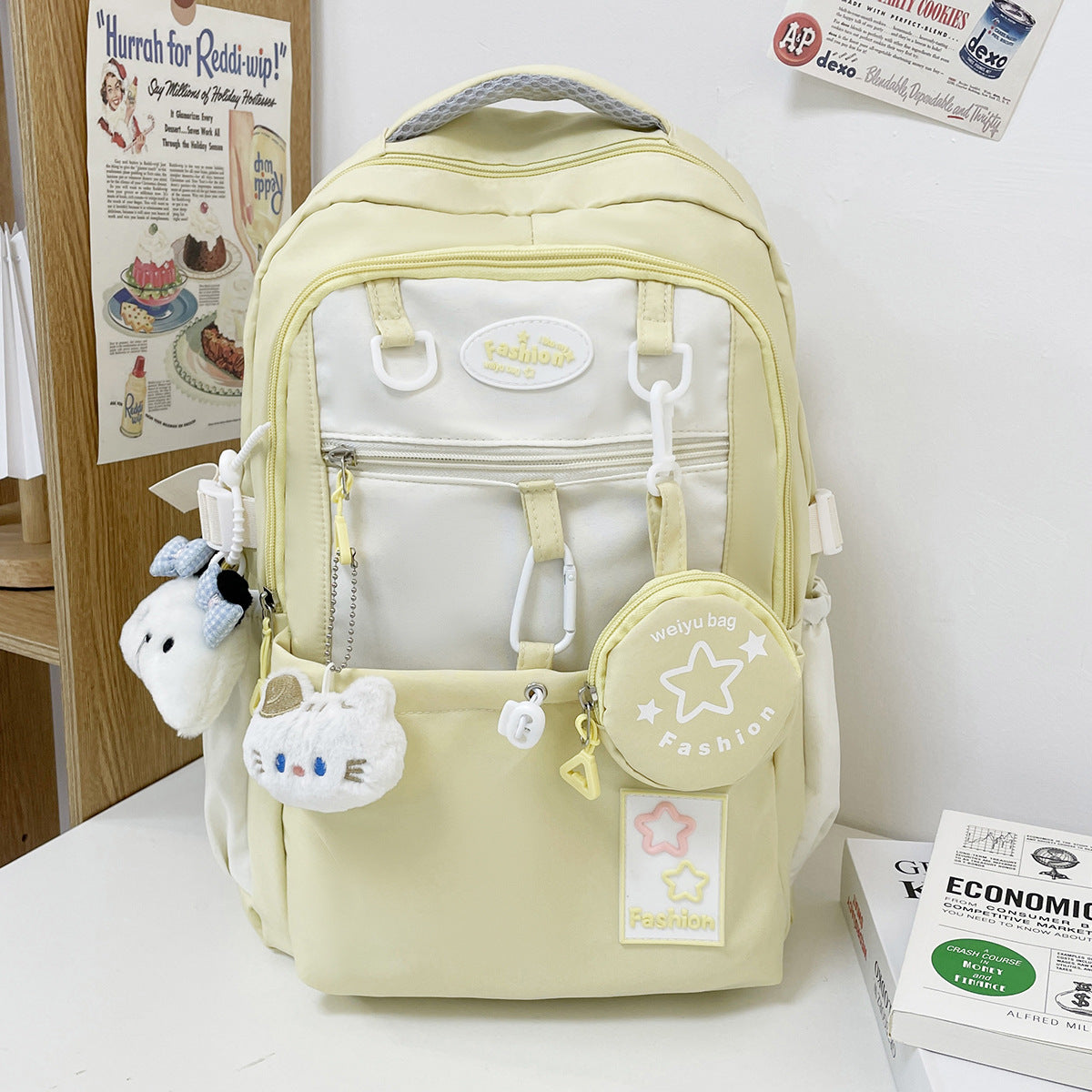 Travel Backpack with Multiple Compartments and Padded Shoulder Straps