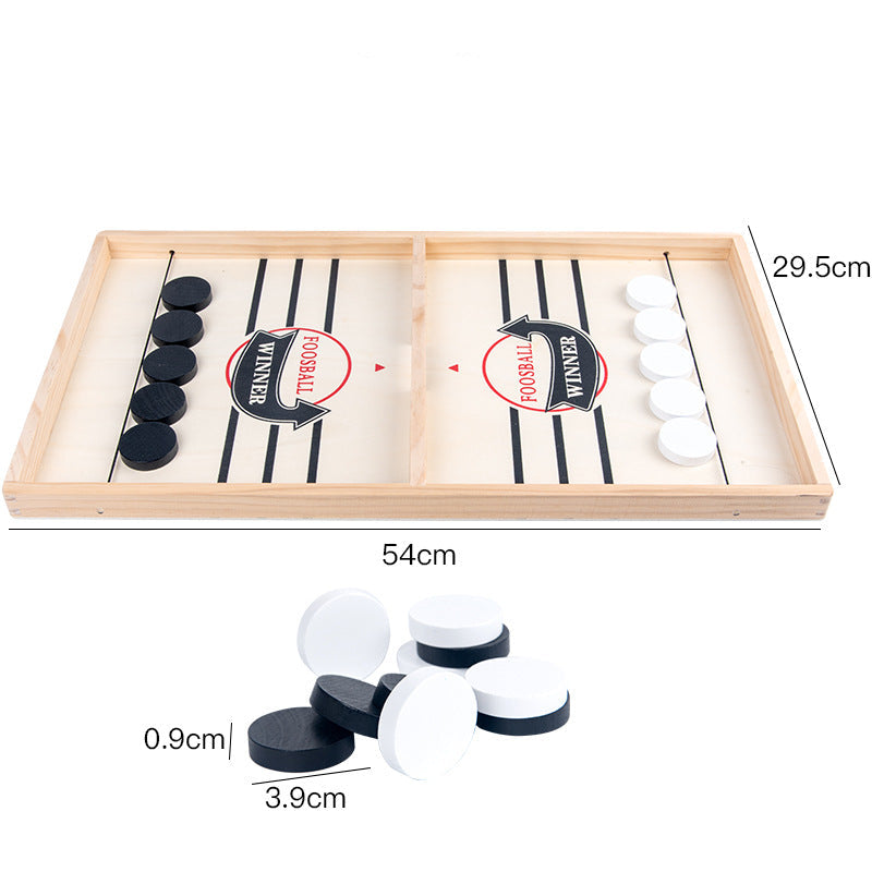 Catapult Chess Board Game with Wooden Construction and Launch Mechanism