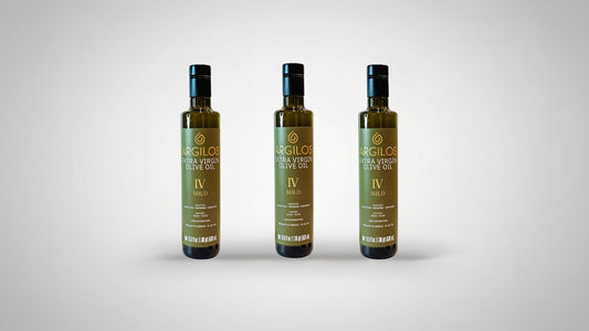 Argilos IV Mild Greek Extra Virgin Olive Oil 3-Pack – Smooth Everyday EVOO Bundle