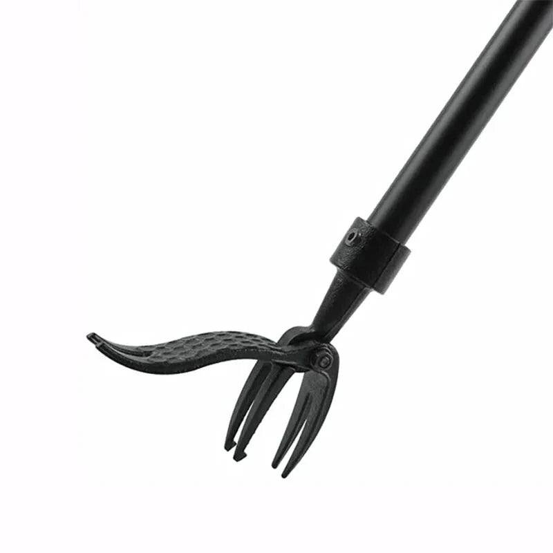 Standing Weed Puller with Pedal Mechanism and Stainless Steel Construction, Detachable