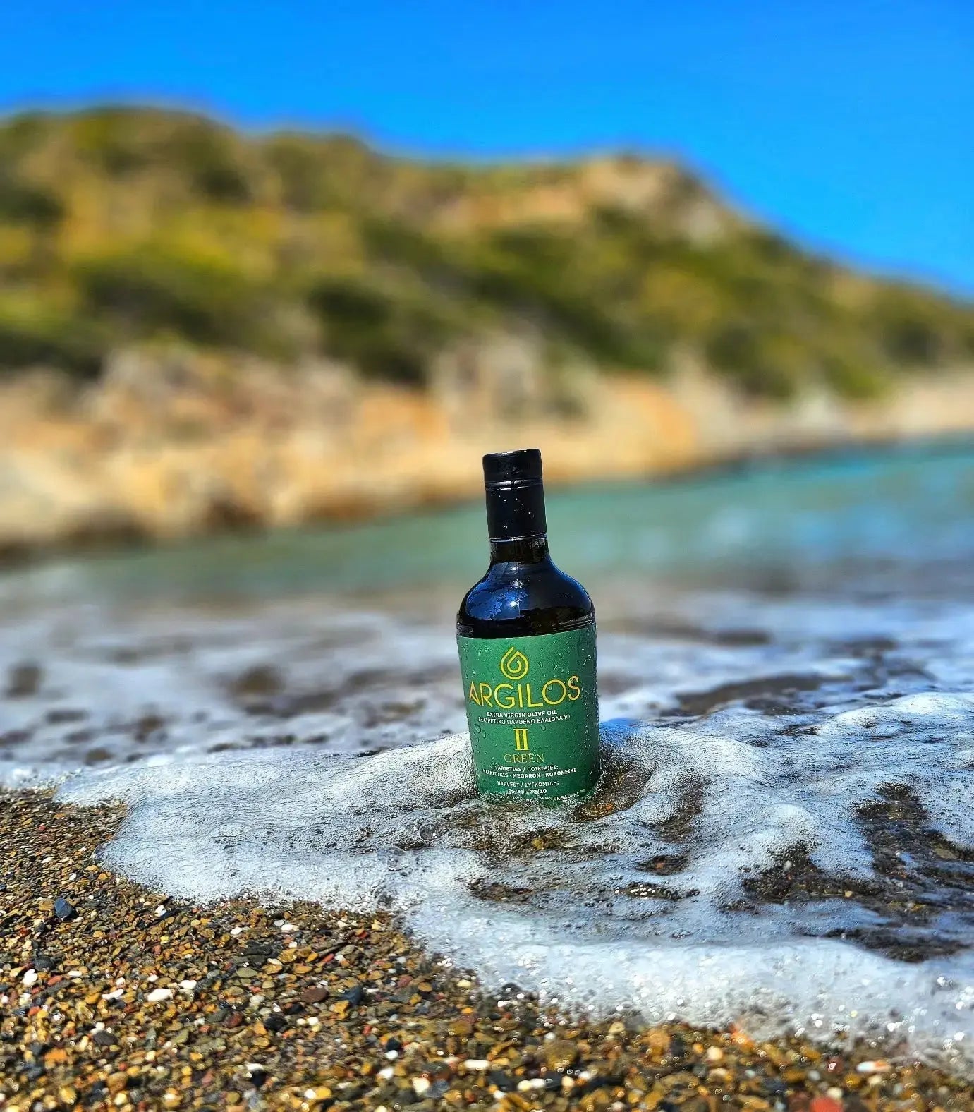 ARGILOS II GREEN Greek Extra Virgin Olive Oil (500ml) - Nostos Goods