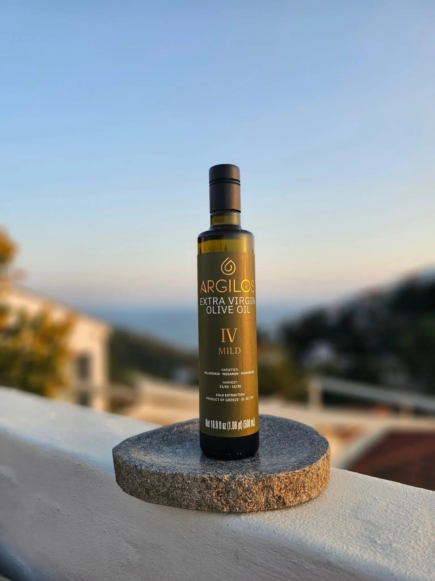 ARGILOS IV MILD Extra Virgin Olive Oil (500ml) - Nostos Goods