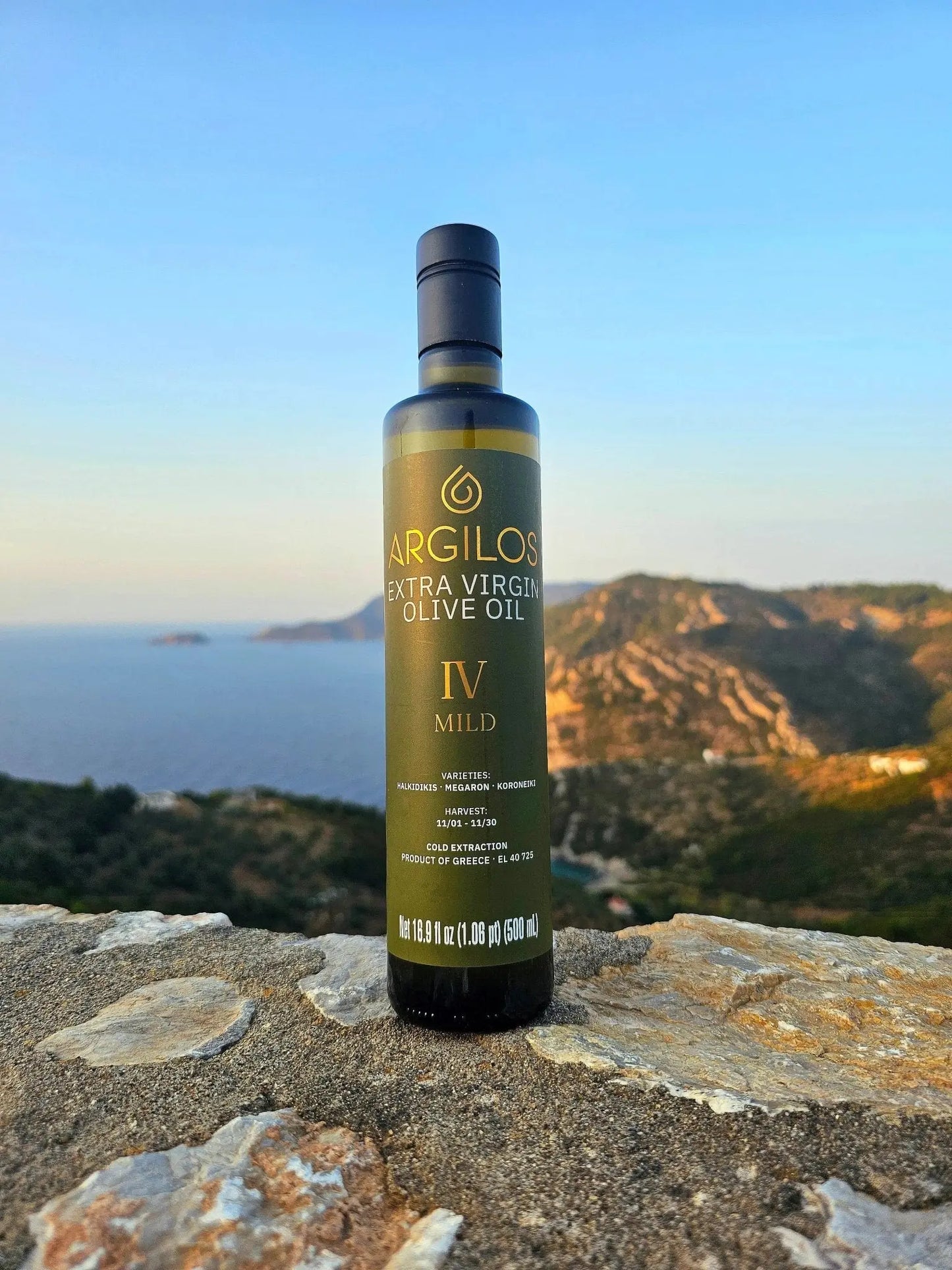ARGILOS IV MILD Extra Virgin Olive Oil (500ml) - Nostos Goods