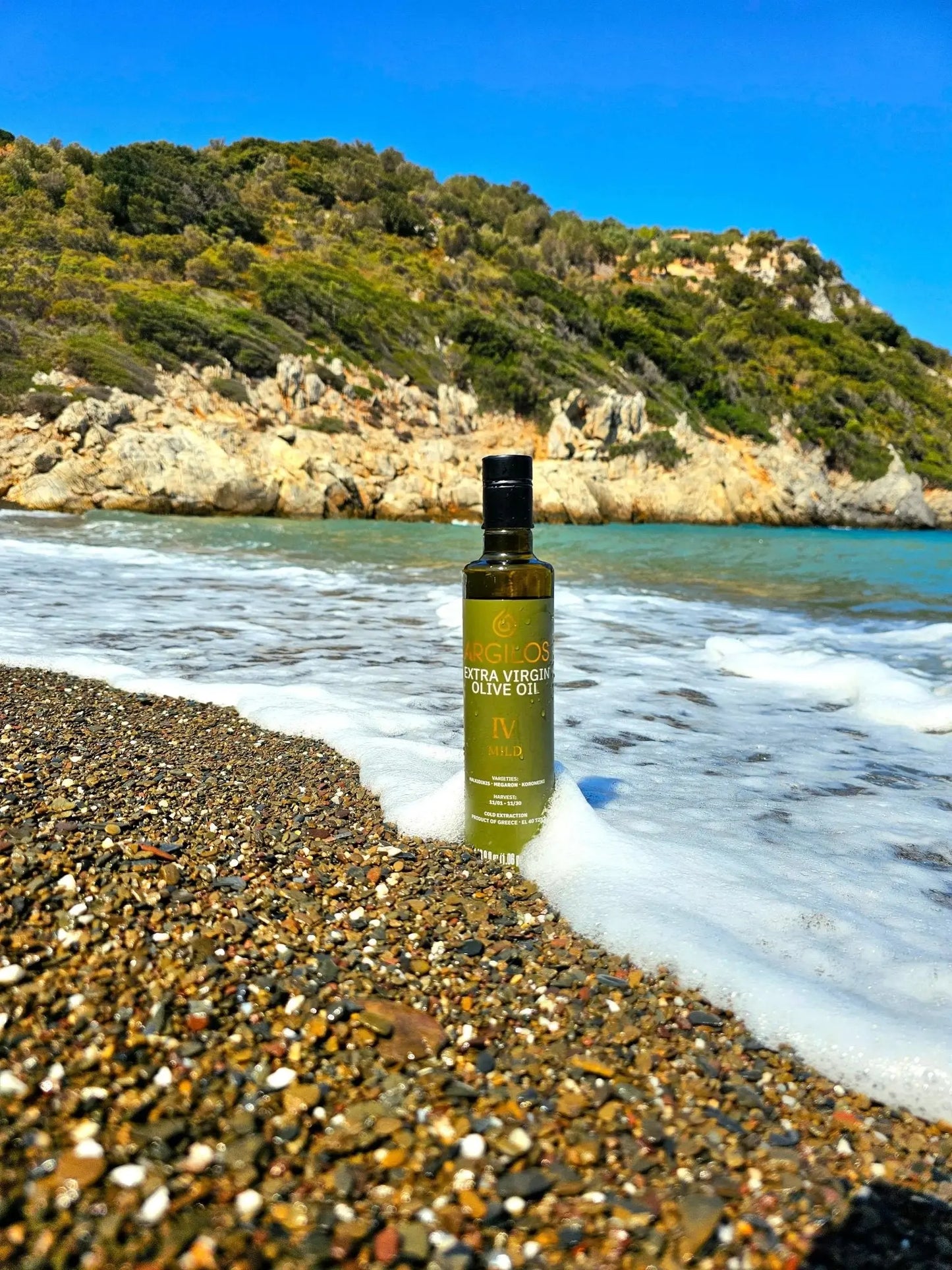 ARGILOS IV MILD Extra Virgin Olive Oil (500ml) - Nostos Goods