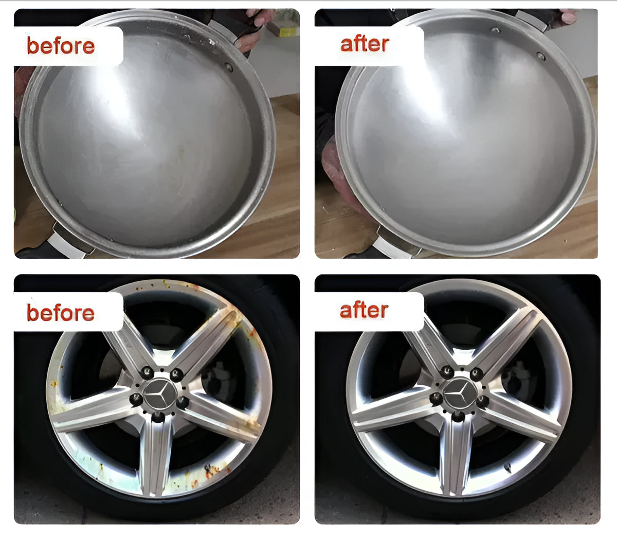 Metal Scratch Remover Paste with Protective Polish and Copper, Brass, Chrome Compatibility
