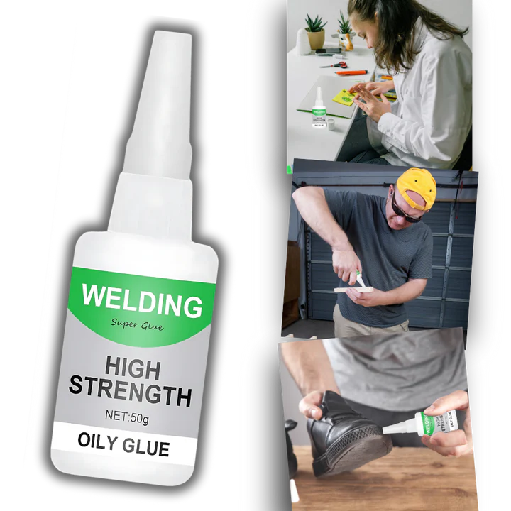Strong Hold Adhesive for Oily and Wet Surfaces with 30ml Tube
