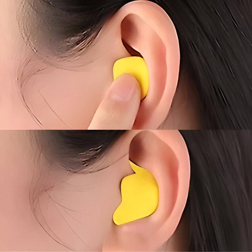 Moldable Silicone Earplugs with 95% Noise Filtering and Hypoallergenic Design