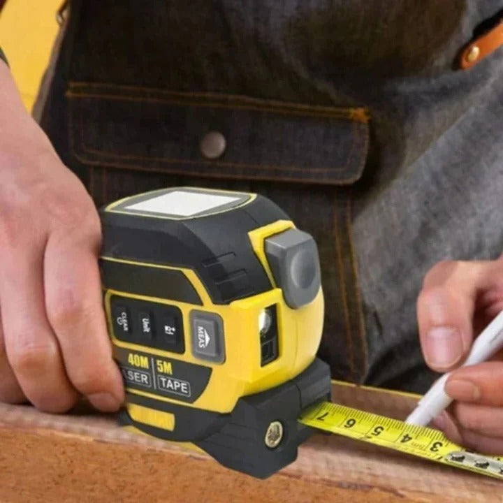 Infrared Laser Rangefinder with Built In Tape Measure Tool