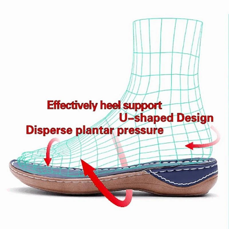 Women's Wide Toe Slip-On Flats with Cushioned Insole and Breathable Upper