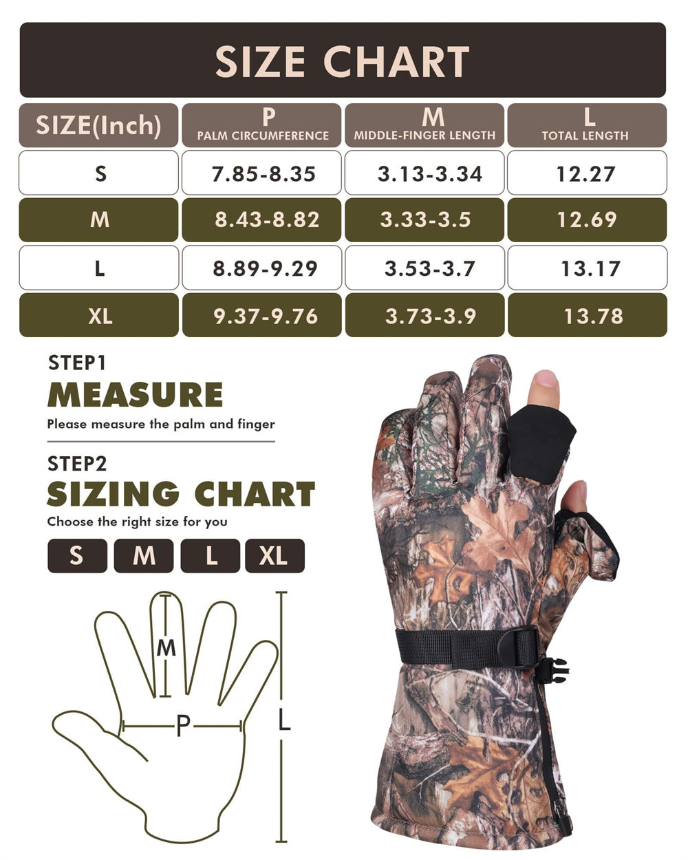 Heated Vest and Glove Set with Eight Zones and Magnetic Flip Fingertips