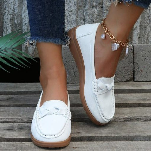 Slip On Loafers with 3D Arch Support and Wide Toe Box for Women