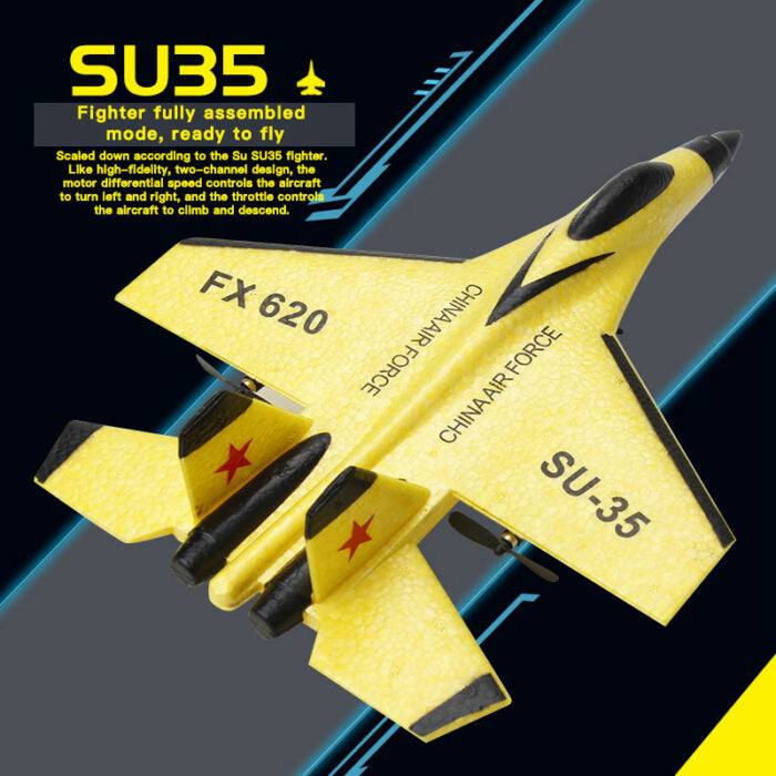 Remote Control Fighter Jet with LED Lights and 2.4G Frequency