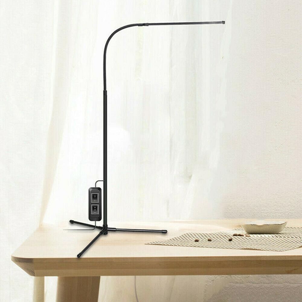Adjustable LED Floor Lamp with Sliding Height and Dual Brightness Modes, 1000 Lumens