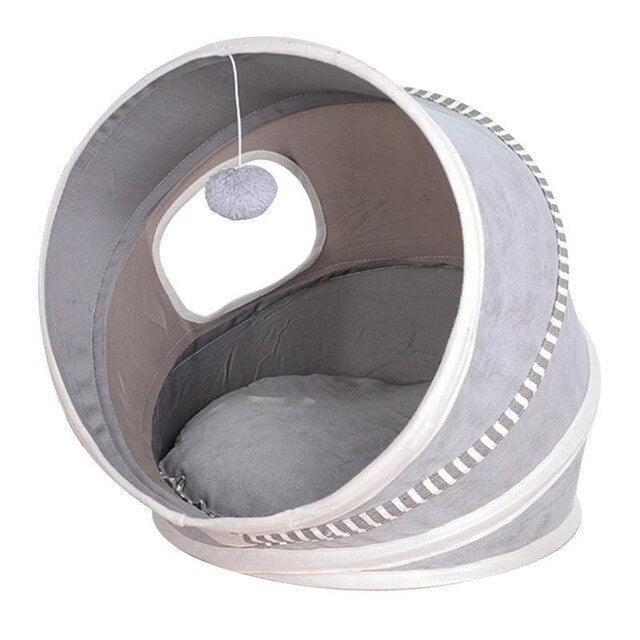 Plush Pet Bed for Small Animals with Customizable Design and Shape Retention