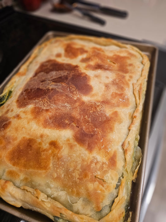 Greek Spanakotiropita with Leek Recipe