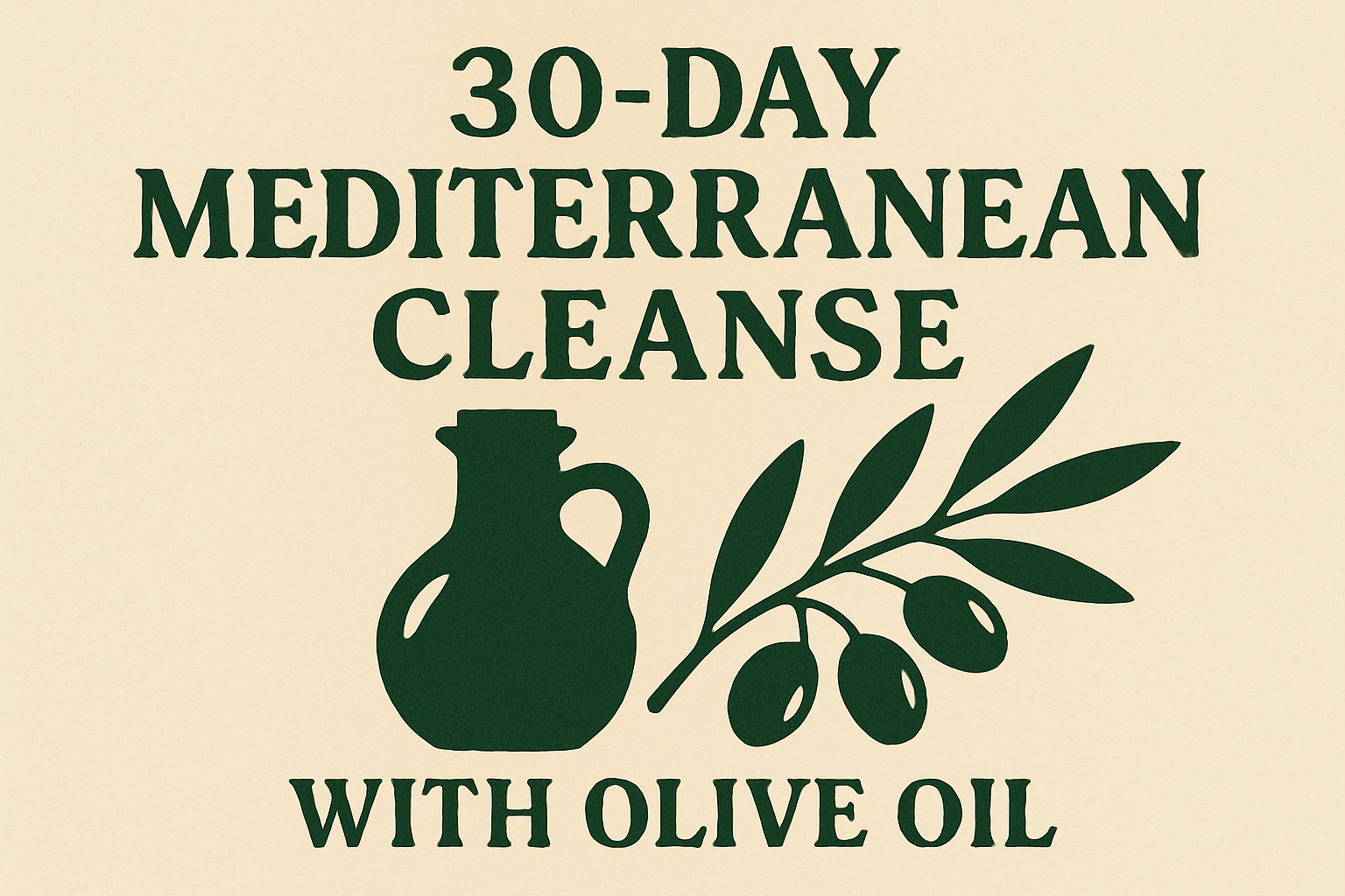 30-Day Mediterranean Cleanse with Argilos Olive Oil