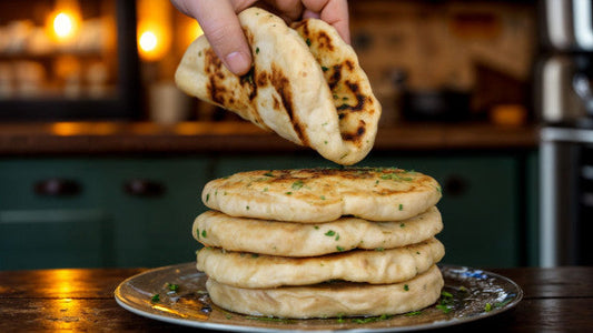 Easy Homemade Pita Bread (No Yeast) — Soft, Fluffy & Perfect for Dipping or Stuffing