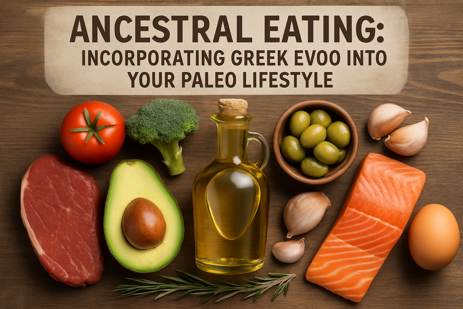Ancestral Eating: Incorporating Greek EVOO into Your Paleo Lifestyle