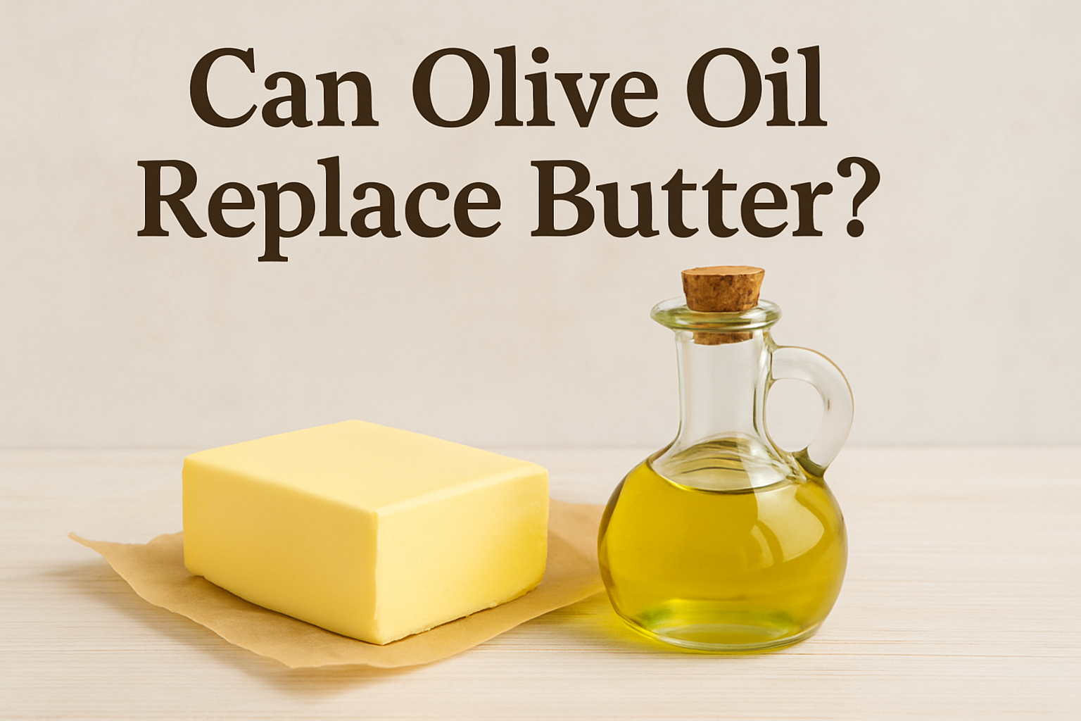 Can Olive Oil Replace Butter?