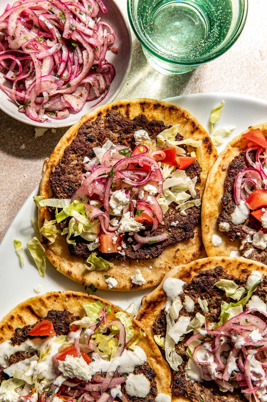 Greek Smash Burgers Recipe