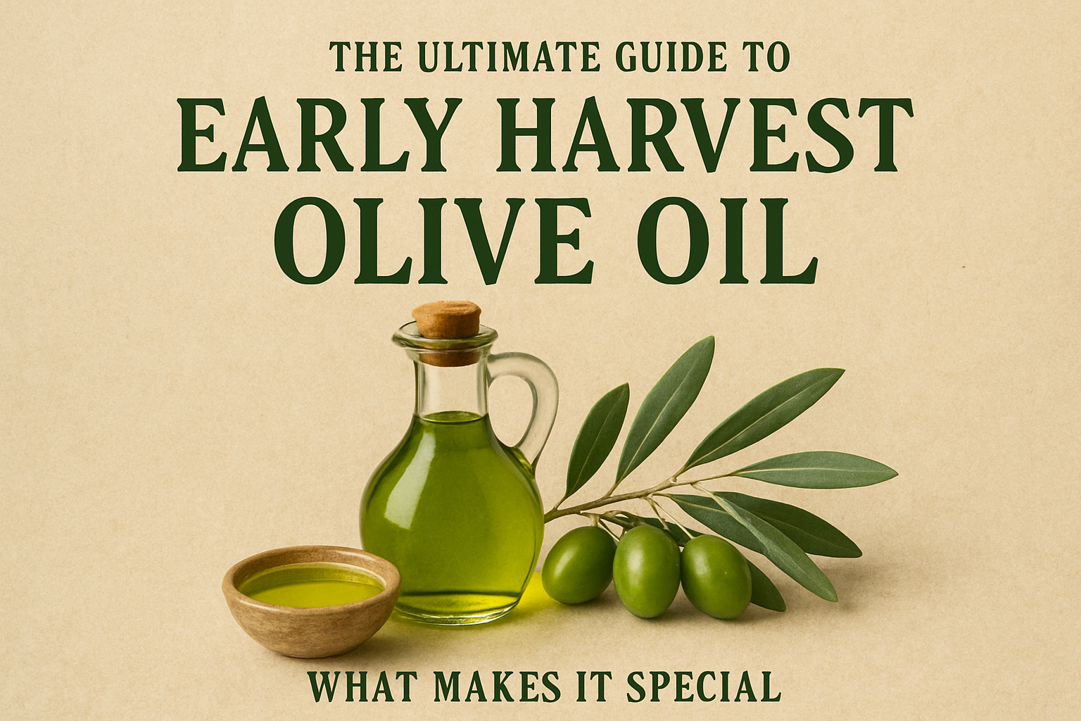 The Ultimate Guide to Early Harvest Olive Oil: What Makes It Special