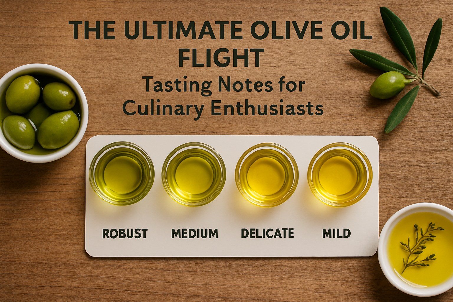 olive oil tasting guide