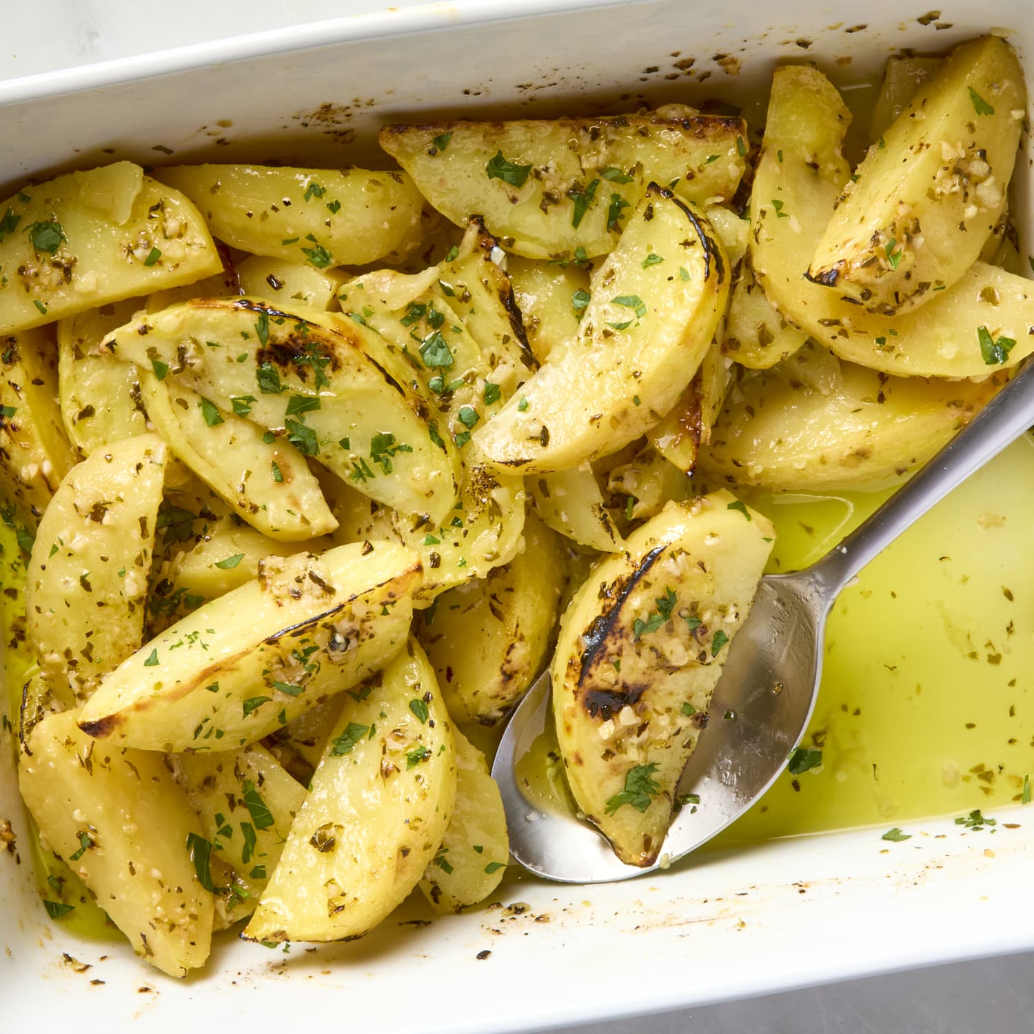 Greek lemon potatoes recipe