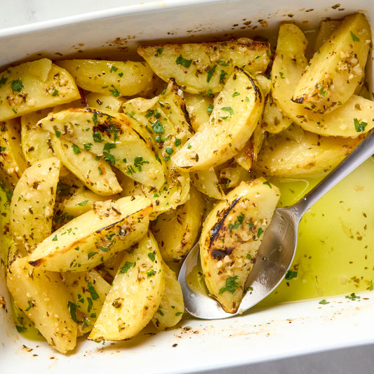 Greek lemon potatoes recipe