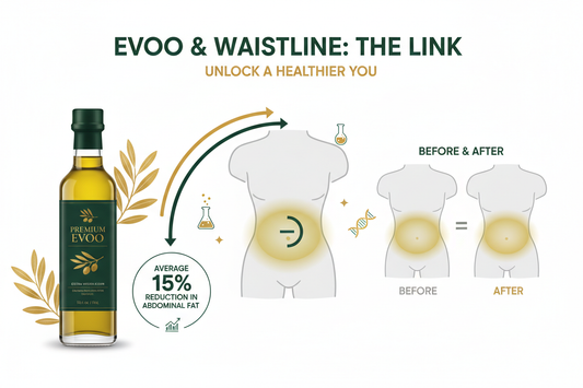 Regular Extra Virgin Olive Oil Intake Linked to Lower Abdominal Fat, Study Finds