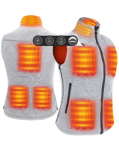 Women Electric Heated Thermal Vest with Adjustable Sizing and Temperature Control