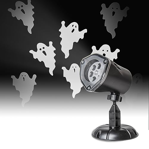 Moving Ghost LED Projector with 360-Degree Rotation and Weather Protection