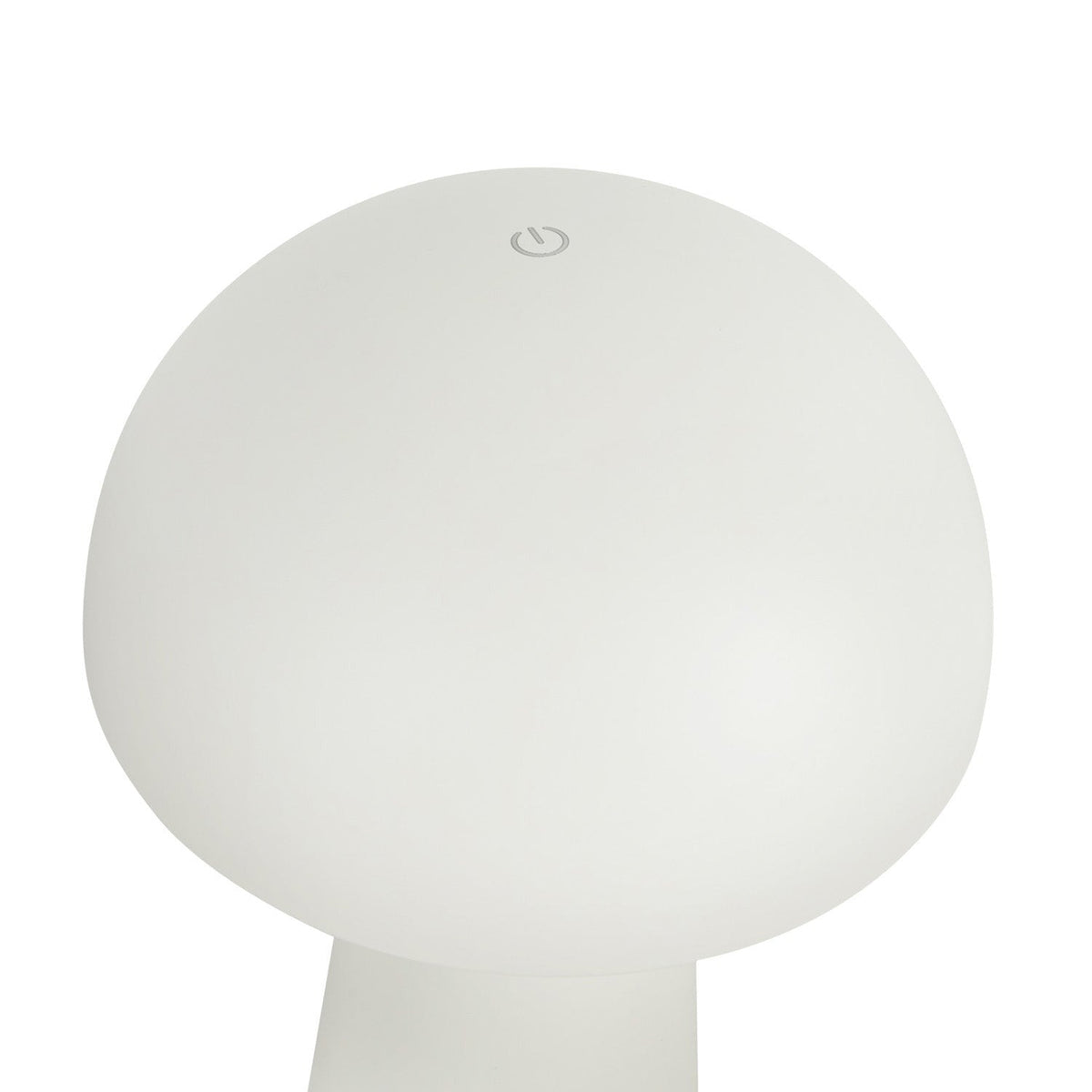 Modern White Rechargeable Table Lamp with Dimming Light and Ribbed Base