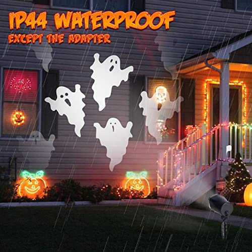 Moving Ghost LED Projector with 360-Degree Rotation and Weather Protection