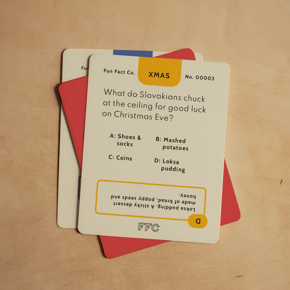 Holiday Trivia Card Deck with Global Christmas Facts and Multiple Question Formats