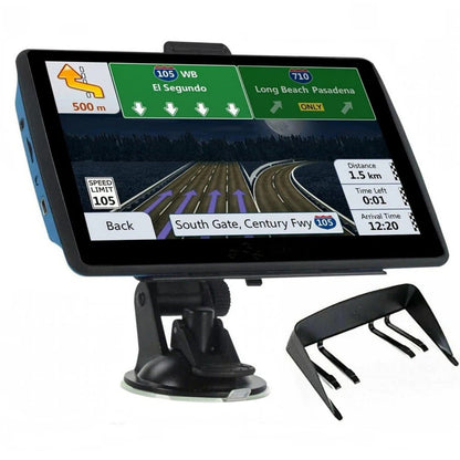 Touchscreen Vehicle GPS Navigation Device with Turn by Turn Voice Guidance and Mount