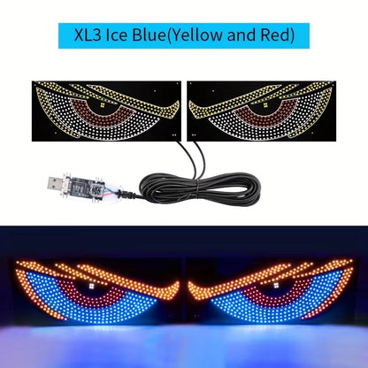 Car Window LED Light Panel with App Control and Remote, Music Sync