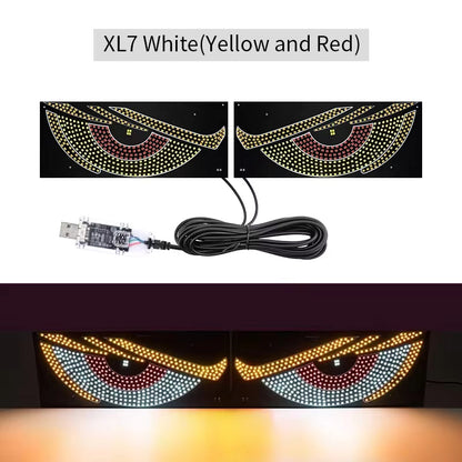 Car Window LED Light Panel with App Control and Remote, Music Sync
