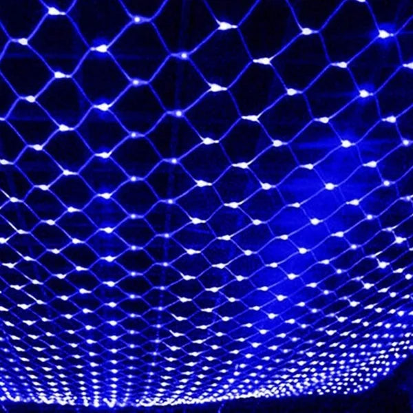 Net Mesh String Lights with Copper Wire and LED Bulbs for Outdoor Patios All Vera Mart