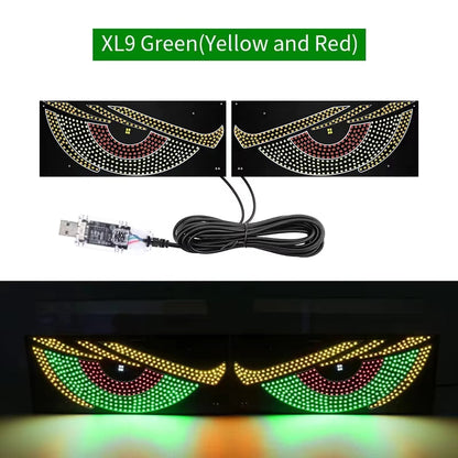 Car Window LED Light Panel with App Control and Remote, Music Sync