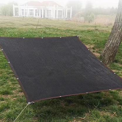 UV Block Mesh Shade Sail with Metal Grommets and Water Repellent Surface