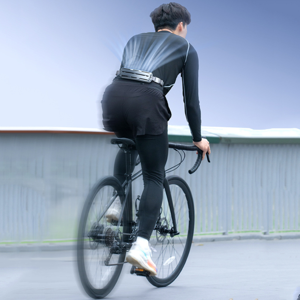 Wearable Waist Fan with 3-Speed Settings and 5000mAh Battery