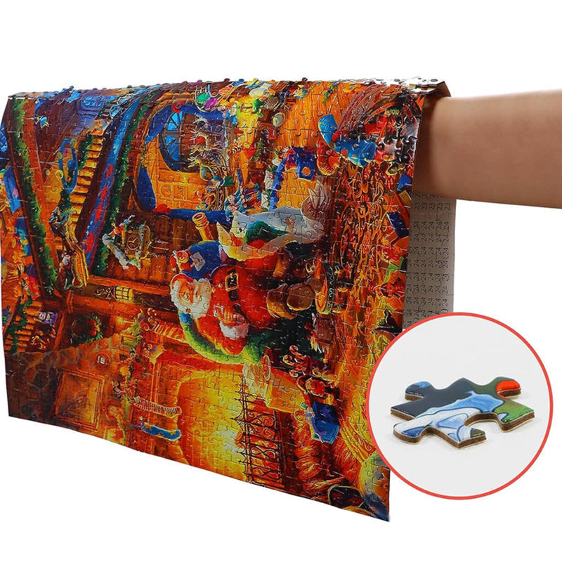 Daily Puzzle Advent Calendar with 1008 Pieces and Reference Poster